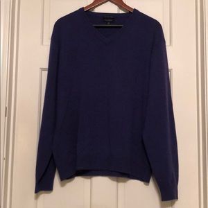 Club Room Cashmere V-neck Sweater